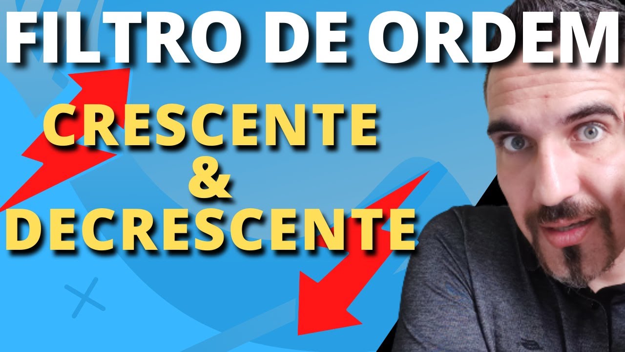 Ordenar em ORDEM CRESCENTE ou DECRESCENTE no Google Sheets (Função Sort) | Planilhas Google