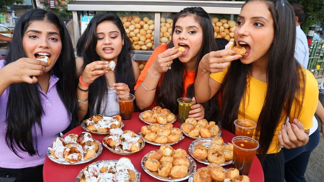 Unlimited Golgappa (Pani Puri) and  Golgappa Dahi Puri Eating Challenge | Golgappa Challenge