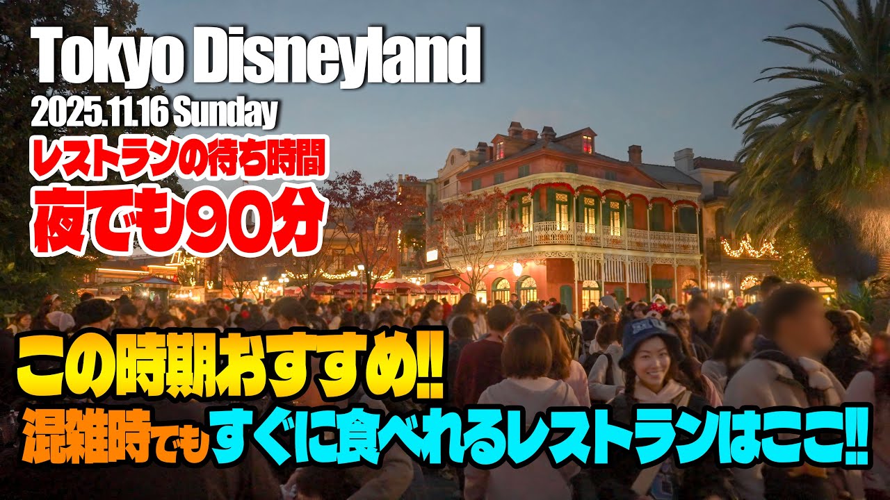 東京ディズニーランド 2025.11.16の様子 Vol.4  |  Today’s Tokyo Disneyland on November 16, 2025 : Part 4