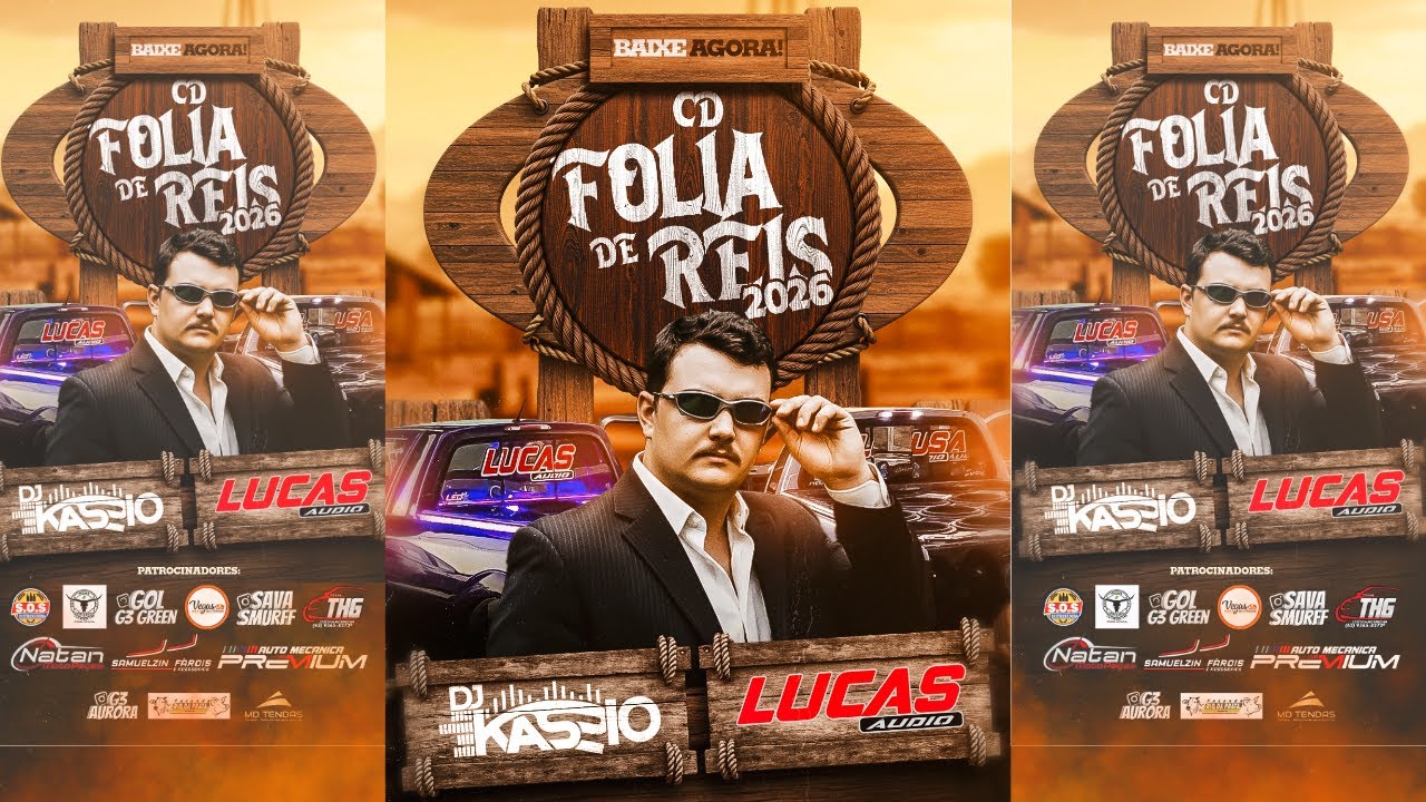 CD FORRO ANTIGO FOLIA DE REIS 2026 E LUCAS AUDIO E DJ KASSIO