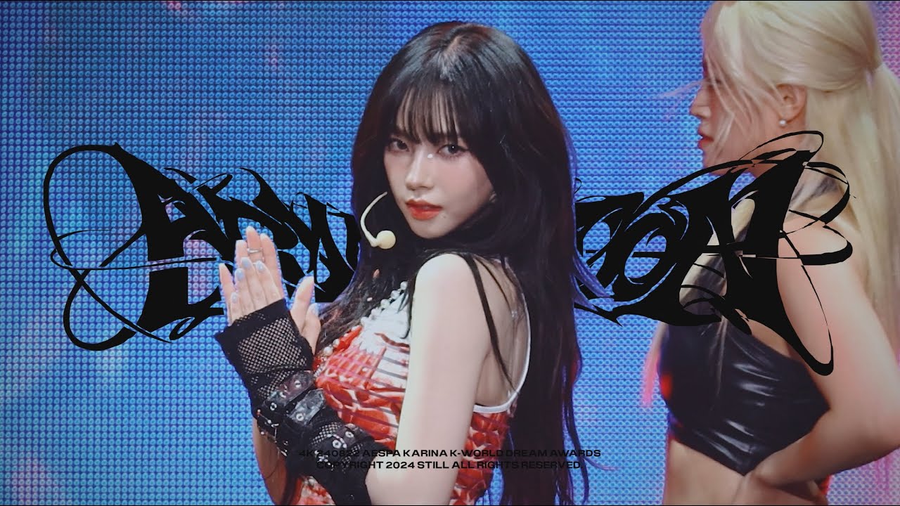 [4K] 240822 aespa KARINA 에스파 카리나 K-WORLD DREAM AWARDS - 'Armageddon' 직캠
