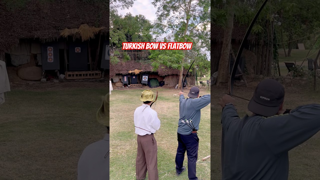Turkish bow vs Flatbow 