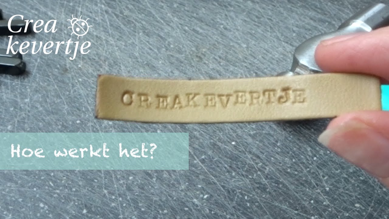 Slagletters uitproberen