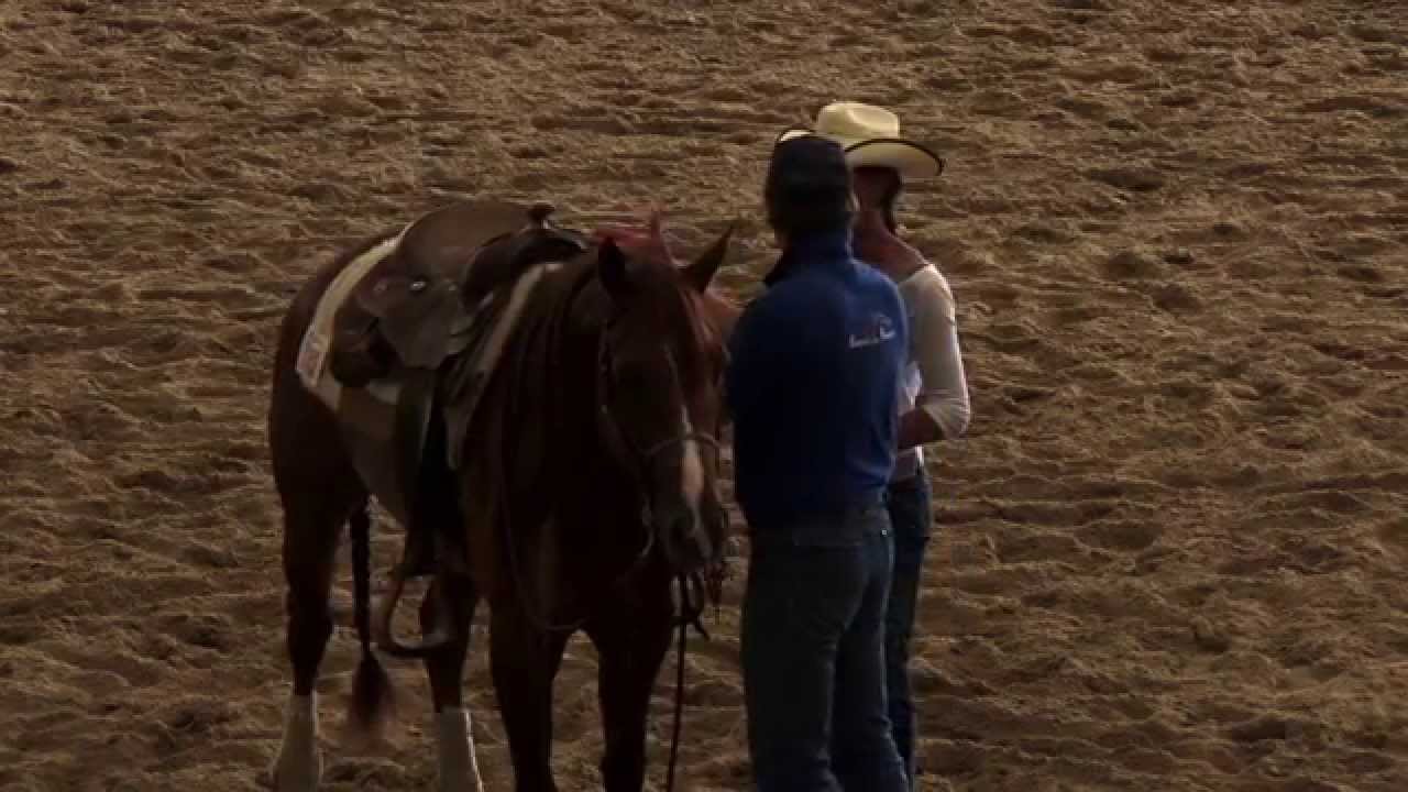 Pénélope Leprevost découvre le reining