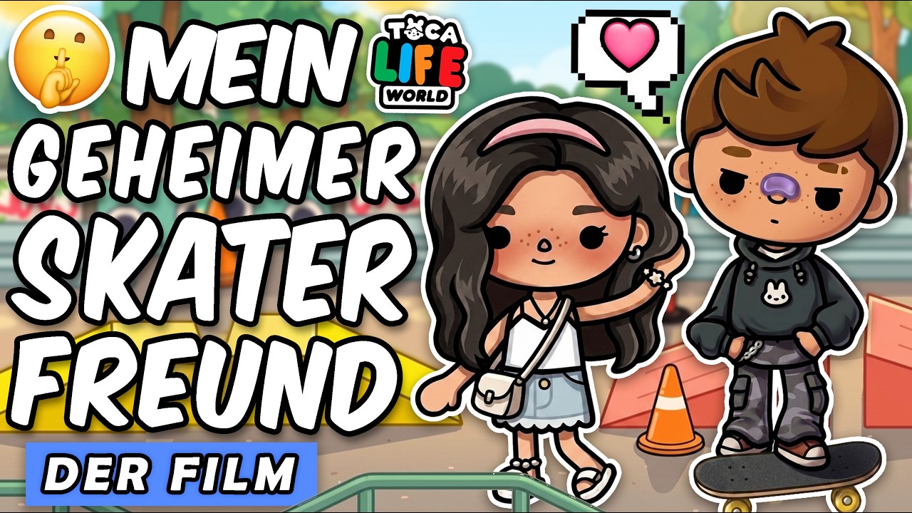 🛹 MEIN GEHEIMER SKATER-FREUND 🎬 DER GANZE FILM 🍿 DIE LIEBES STORIE TOCA BOCA DEUTSCH *Alle Parts