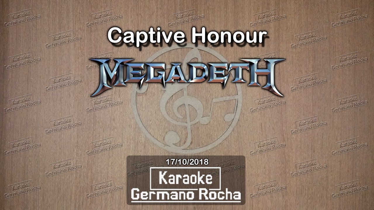 Megadeth - Captive Honour (Karaoke)