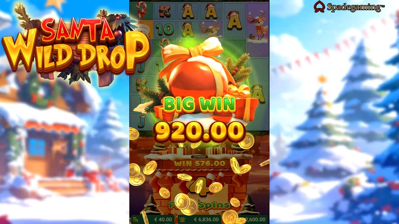 Santa Wild Drop Online Slot from Spadegaming