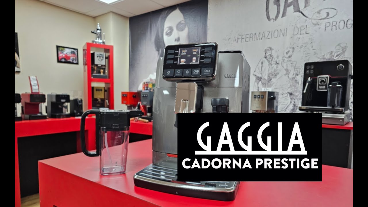 Gaggia Cadorna Prestige Quick Set-up Guide
