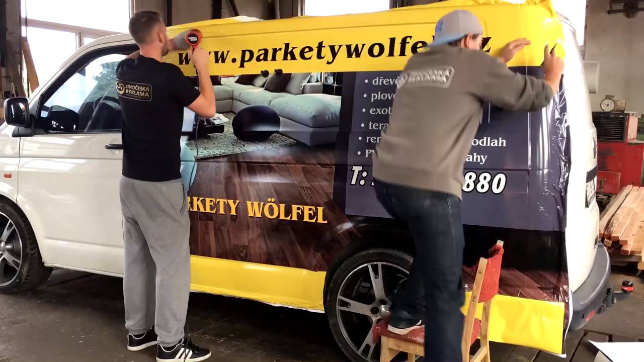 Car wrap - celopolep transportera T5
