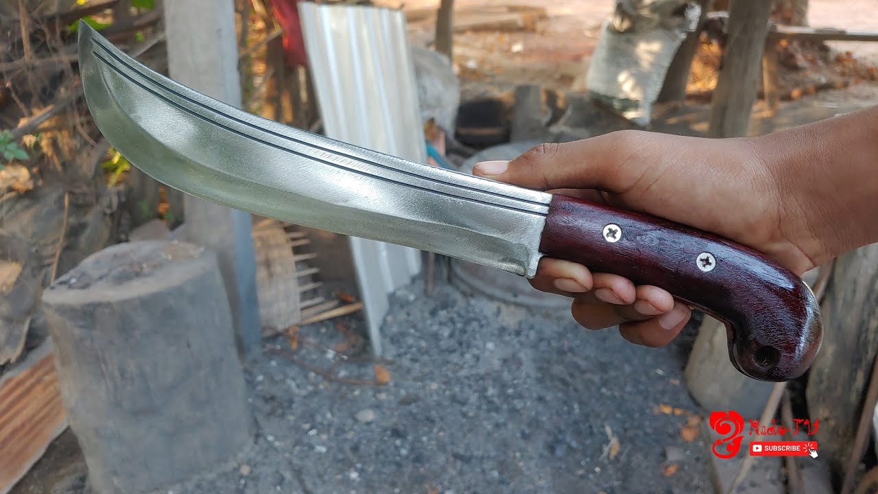 Making an Awesome Survival Knife from Chainsaw Bar Steel