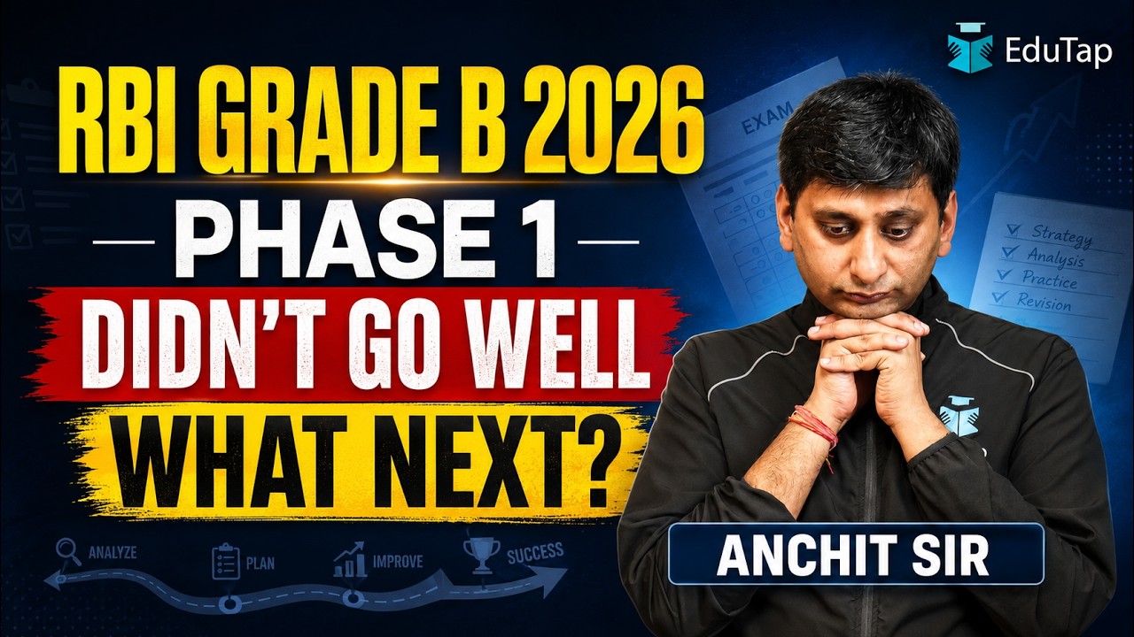 RBI Grade B 2026 Didn't Go Well? What To Do Next
