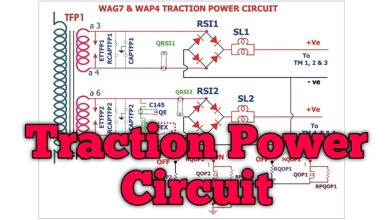 ट्रेक्शन पावर सर्किट | Traction Power Circuit | Traction Motor Power Circuit | Railway Talks |