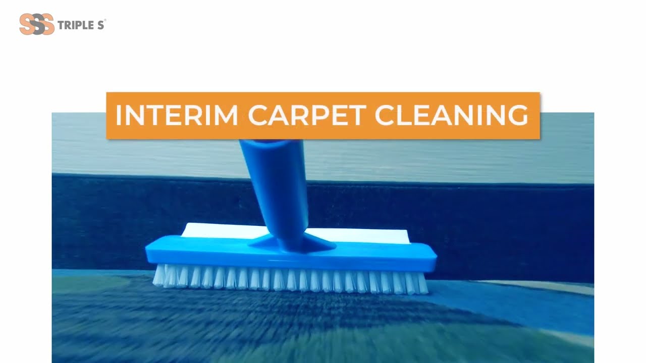 Interim Carpet Cleaning – Encapsulation Method