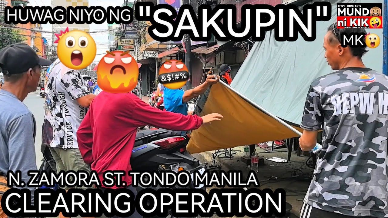 MK😲/CLEARING OPERATION DIST.1 N. ZAMORA ST. TONDO #yorme #manilaupdate #depwhd1 #clearingoperation