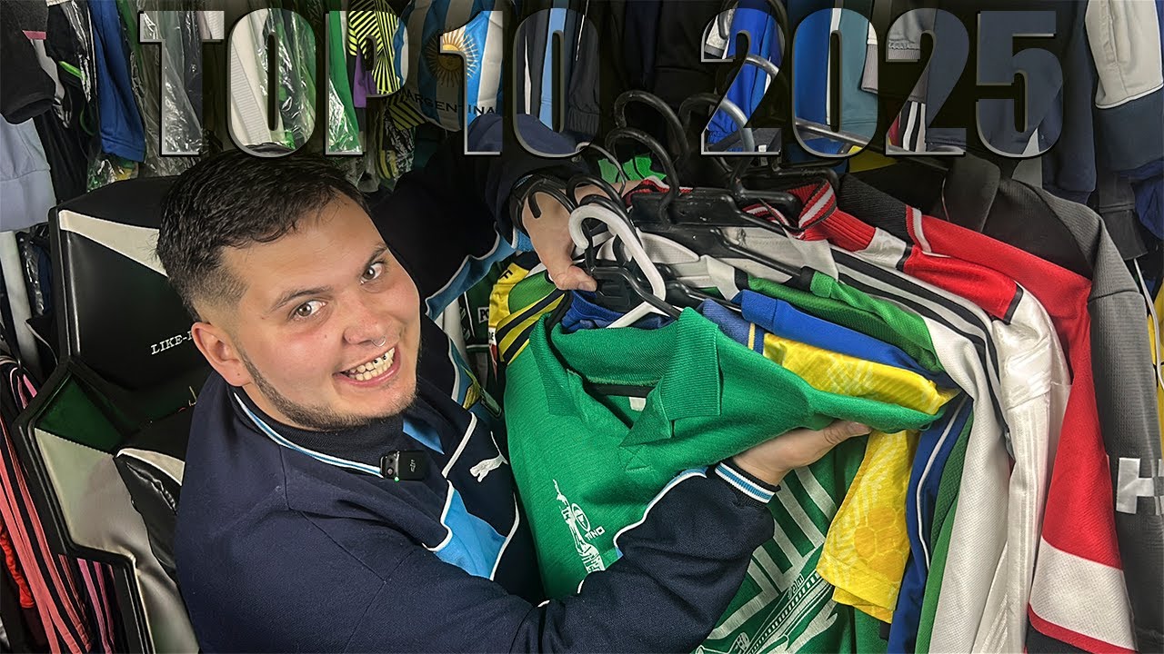 MI TOP 10 de LAS MEJORES CAMISETAS QUE CONSEGUÍ EN 2025 