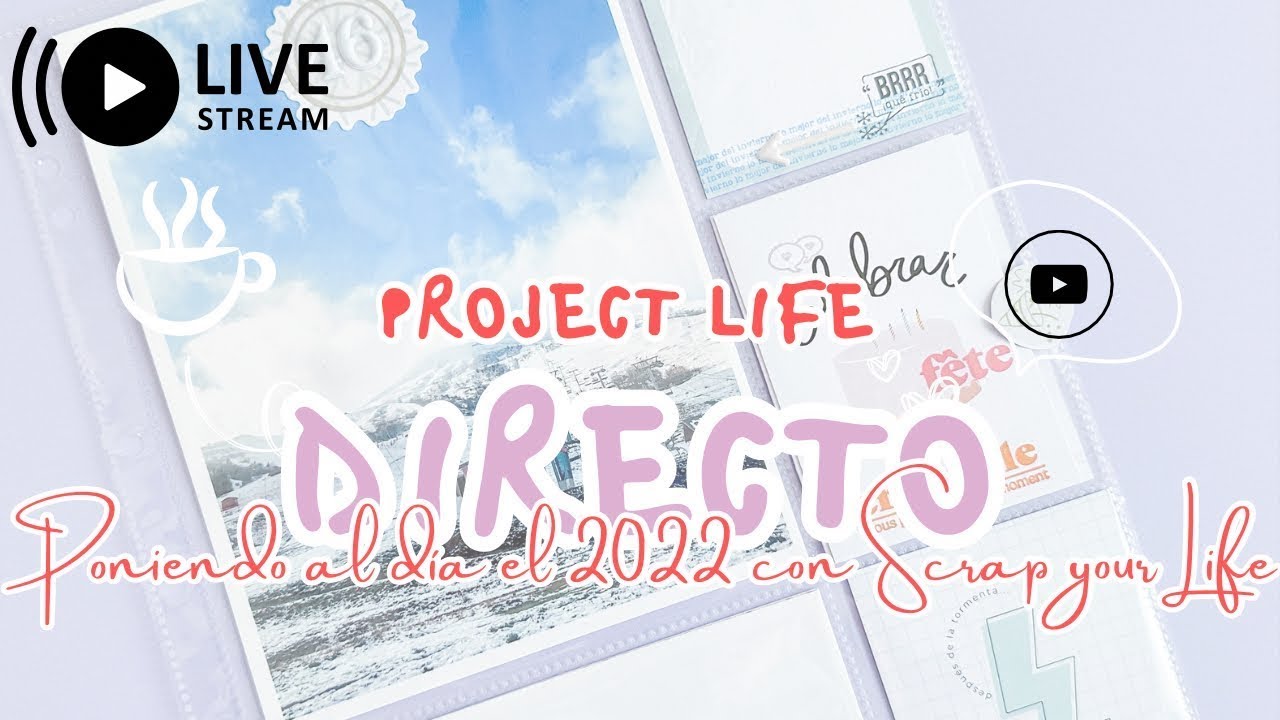Terminando mi Project Life 2022 con Scrap your Life de ⁨@kimidori7924