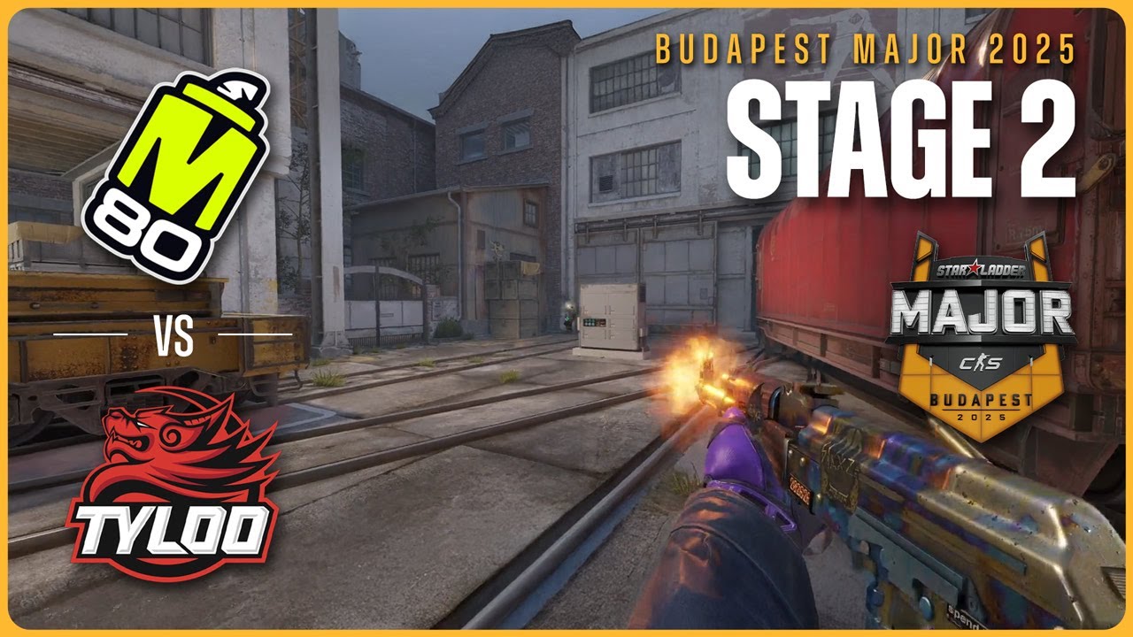 M80 против TYLOO - Основные моменты - StarLadder Budapest Major 2025 - Этап 2 | CS2