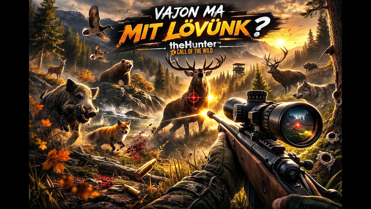 VAJON MA MIT LÖVÜNK...?👀🎯| theHunter: Call of the Wild #3