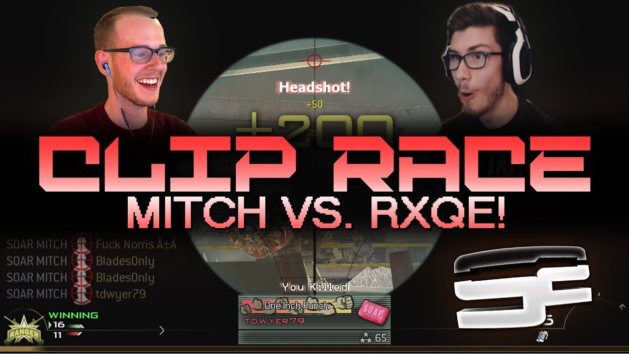 SOAR MITCH vs. RXQE - MW2 Clip Race! #SOARRC
