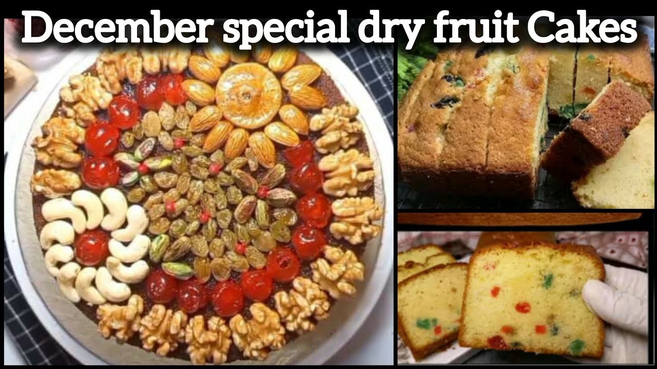 December Special Dry Fruit Cakes || Plum Cake Recipe || Trutti Fruitti Cake || New Year Special #4k 