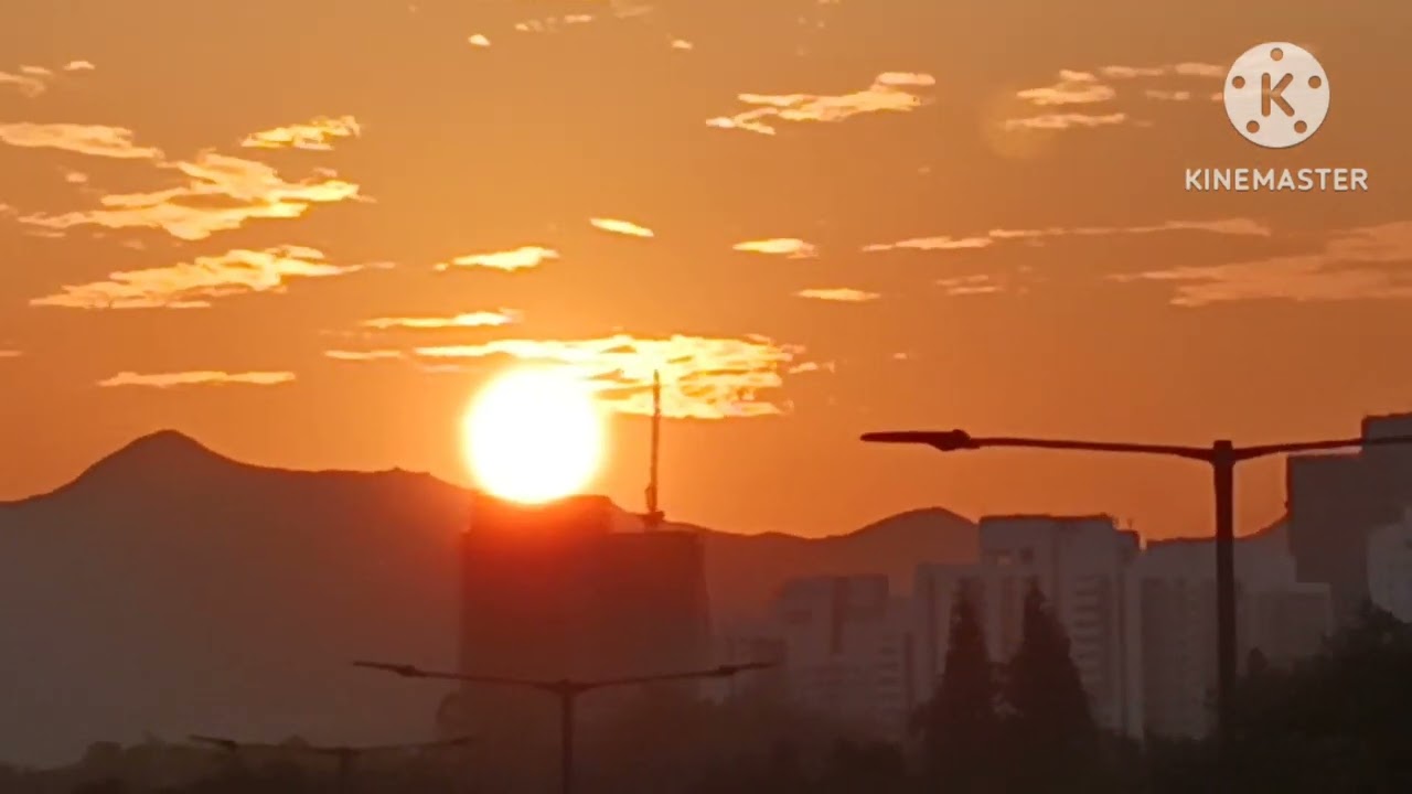 WATCHING THE BEAUTIFUL AND AMAZING SUNSET