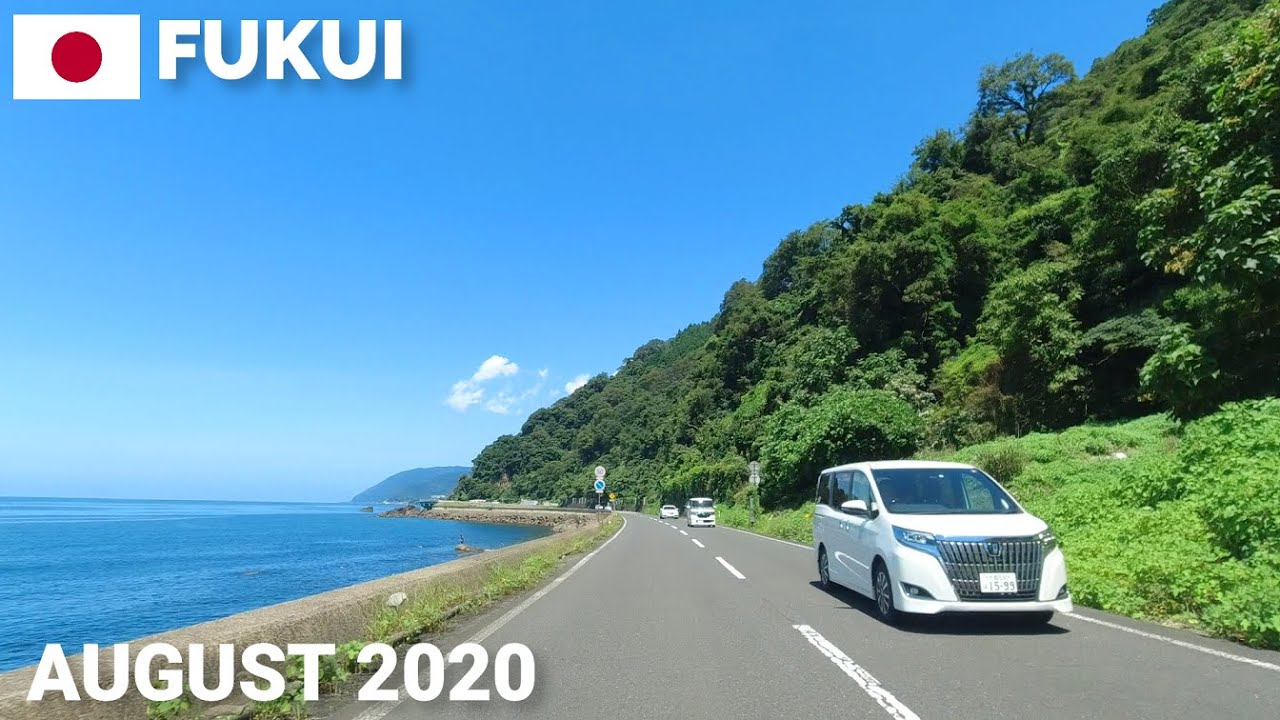 Seaside Drive in Fukui August 2020 Japan - Shiokaze Line, Scenic Drive