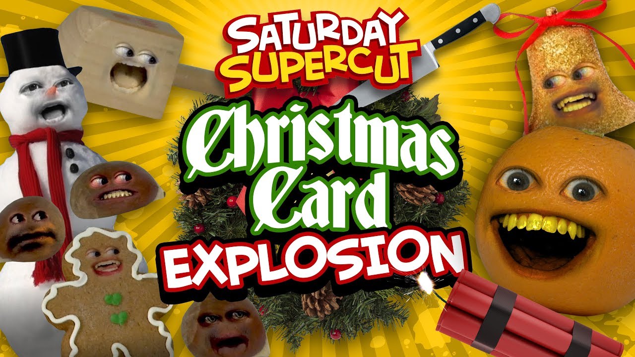 Annoying Orange - Xmas Card Xplosion! [Saturday Supercut🔪]