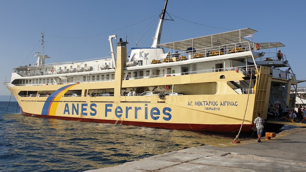 ANES Ferries | Aegina to Piraeus | Ship tour