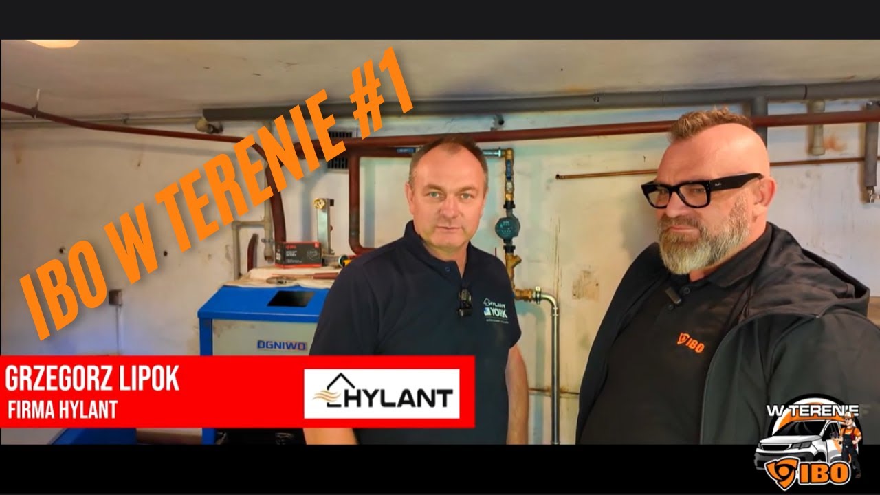 IBO W TERENIE z firmą Hylant. Montaż kotła na ekogroszek z produktami IBO.