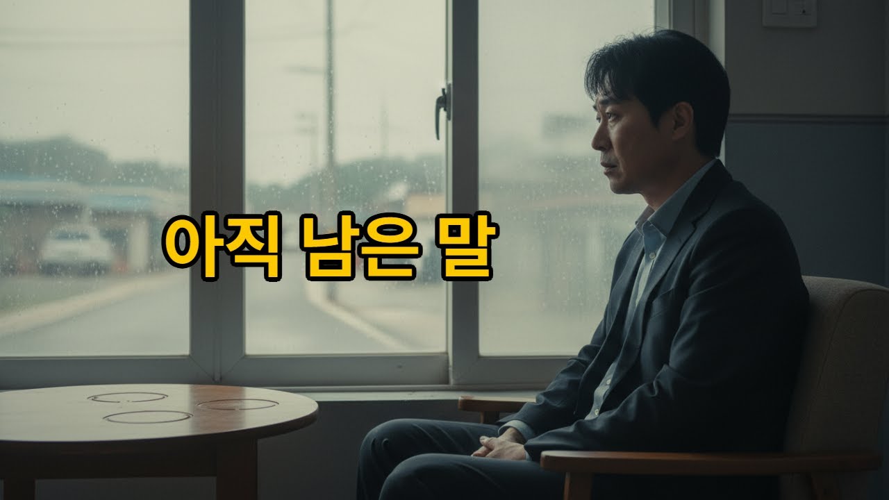 아직남은말#삶의노래 #사람이야기 #조용한외침 #담담한노래 #현실의노래#위로가되는노래 #가사좋은노래 #AI음악