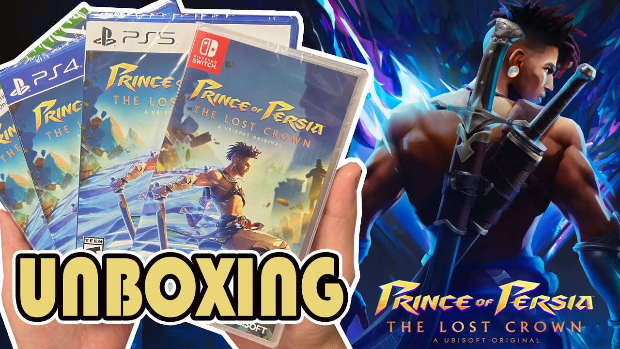 Распаковка Prince of Persia: The Lost Crown (PS4/PS5/Switch/Xbox One/XSX)