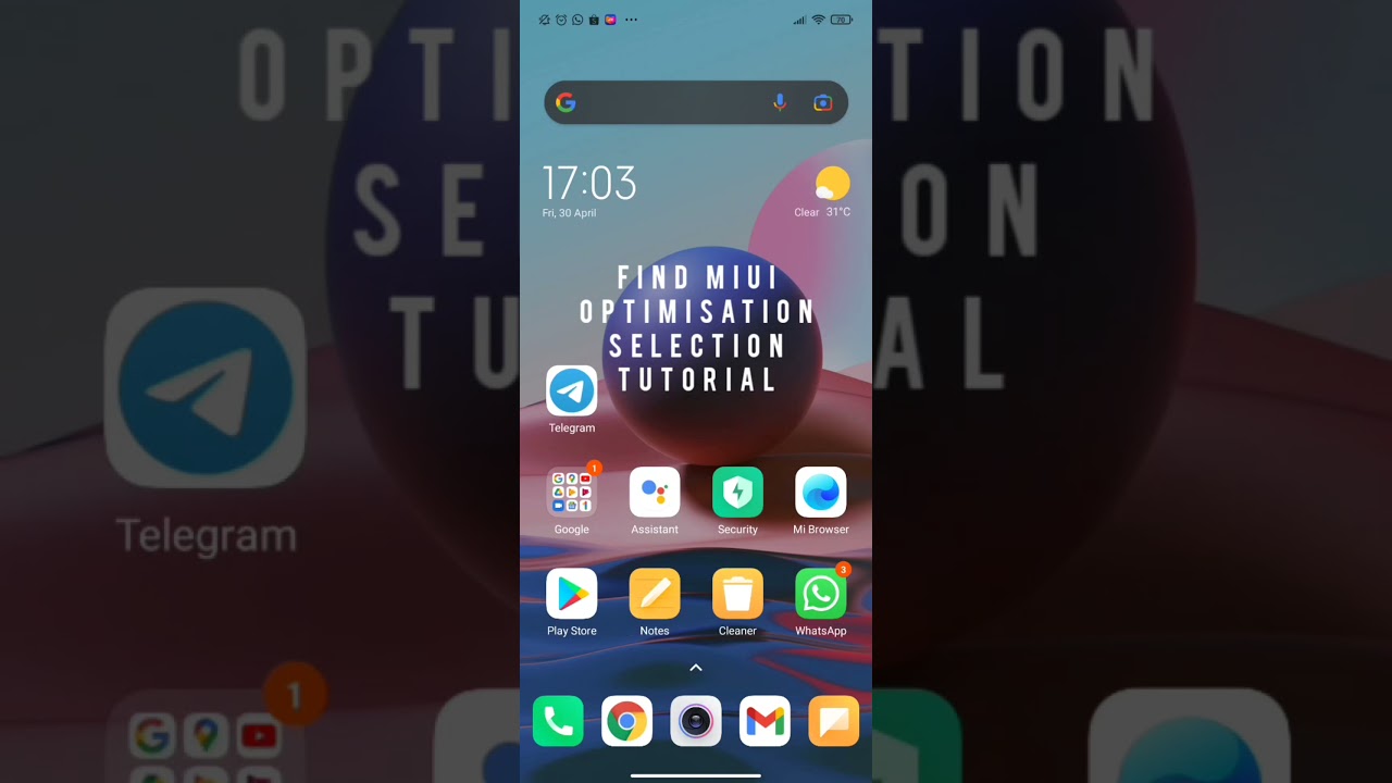 Find MIUI OPTIMISATION [MIUI 12] step-by step (Redmi Note 10) [Tutorial]