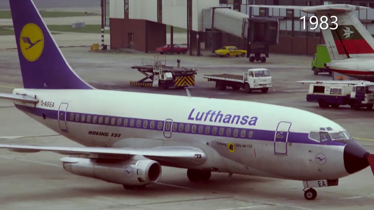 Lufthansa Boeing 737-100/-200 Fleet History (1967-1997)