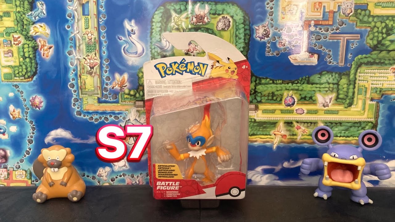 Jazwares Pokemon (S7) Monferno Battle Figure Review & Unboxing