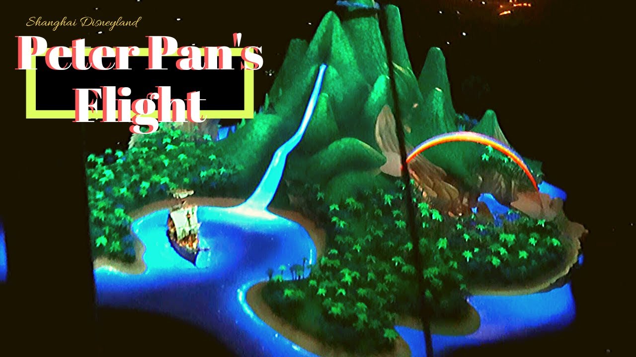 PETER PAN'S FLIGHT | SHANGHAI DISNEYLAND | LOW-LIGHT 4K EXCELLENT VID!
