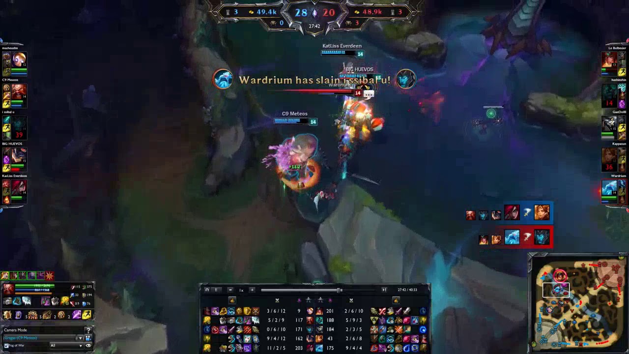 C9 Meteos Gragas Vs Rengar Jungle Highlights League Of Legends Part 8