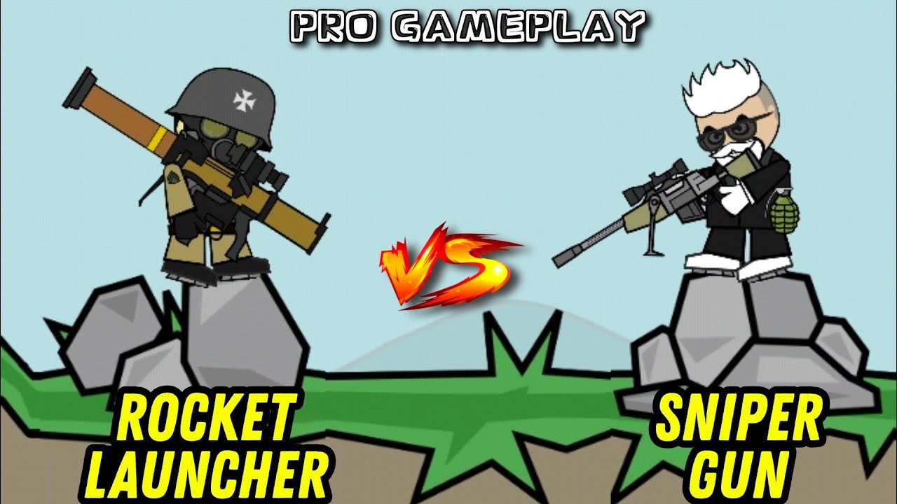 Sniper Vs Rocket Launcher Mini Militia Epic Gameplay 😱#3