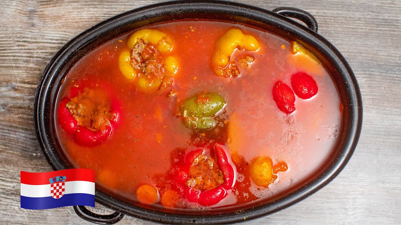 SO SCHMECKT EUROPA: Kroatien 🇭🇷 - Punjena Paprika