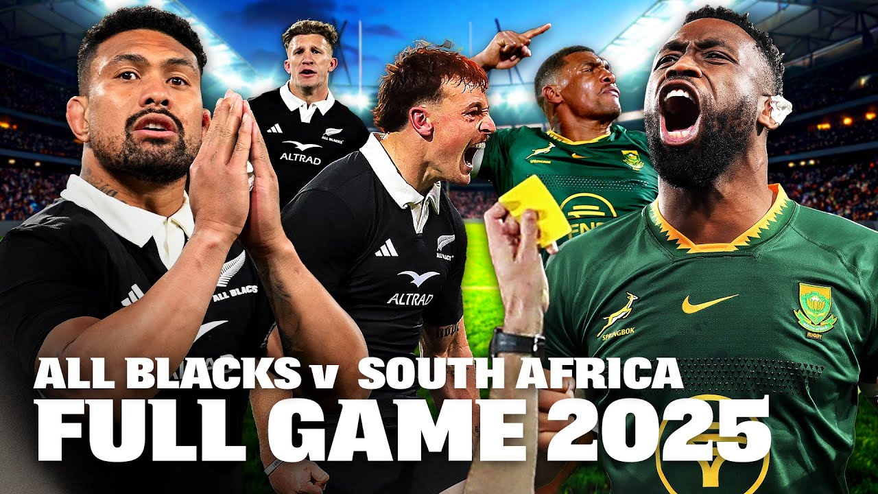 You asked, we delivered. Springboks v All Blacks WELLINGTON | 2025 | FULL GAME