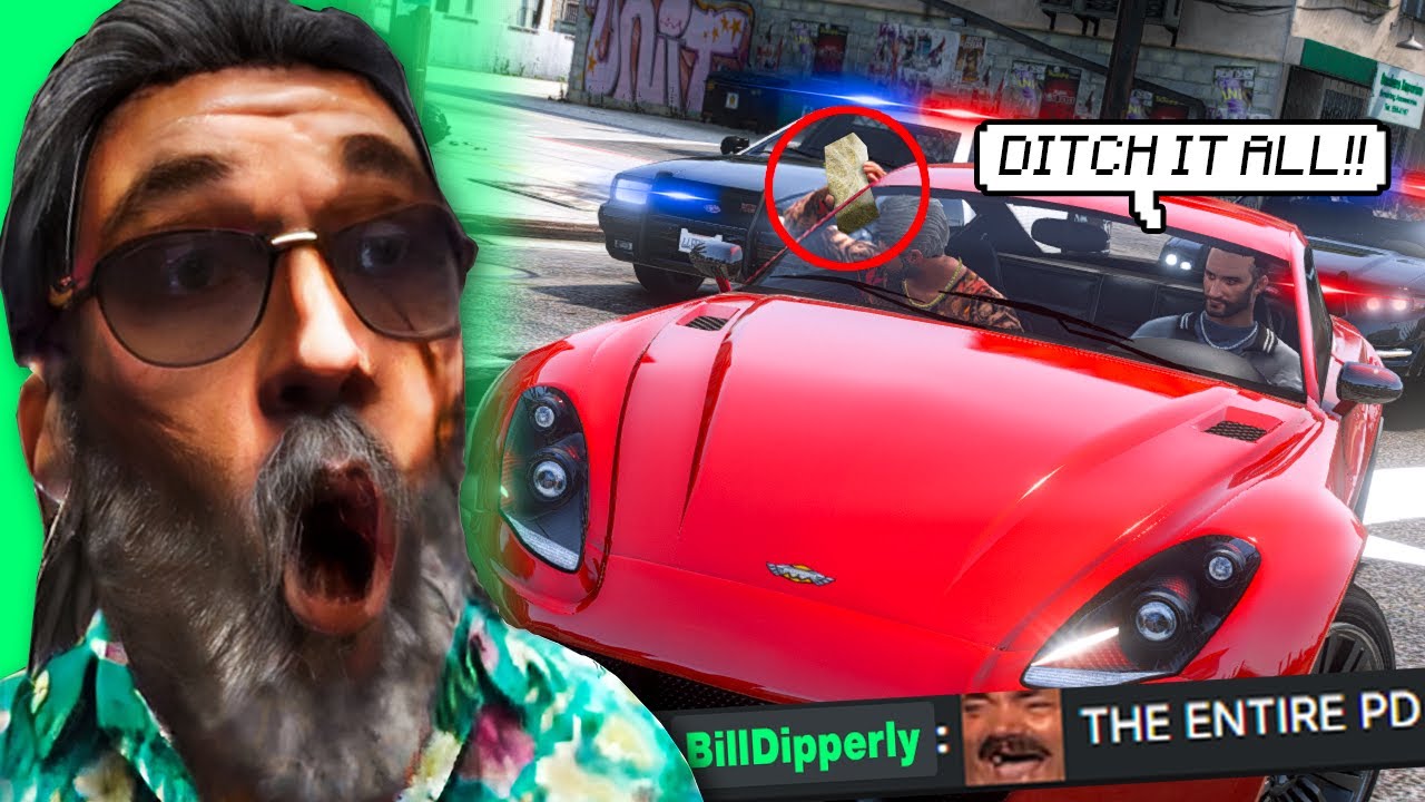 Будда падает во время этого уморительного забега - NoPixel 4.0