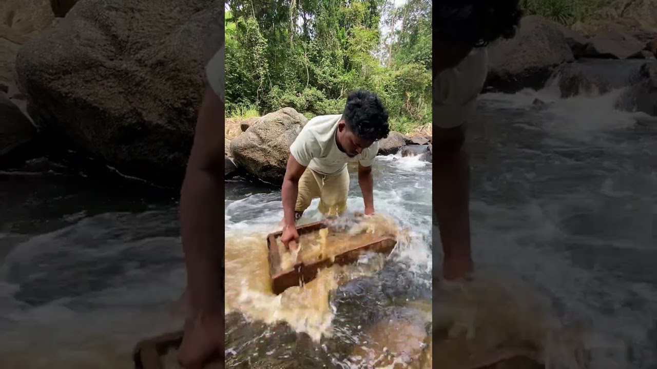 Ancient River Secret Reveals RARE Blue Sapphire!    }  Gem Mining on River  Gemstone Discovery |
