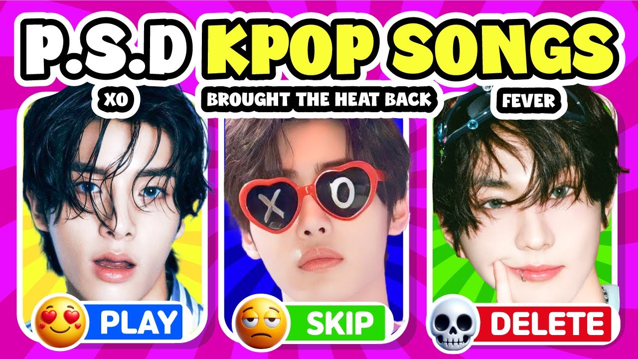 SAVE ONE SONG 🔥 WHICH  KPOP SONGS WILL YOU REPEAT , SKIP , DELETE ? - SAME GROUP 🎯KPOP GAME 2024