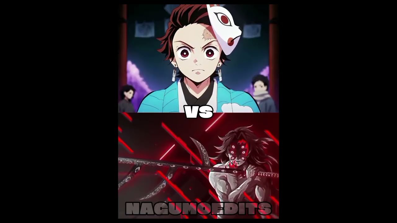 Tanjiro all forms vs upper moons #tanjiro #vs #uppermoons #version 