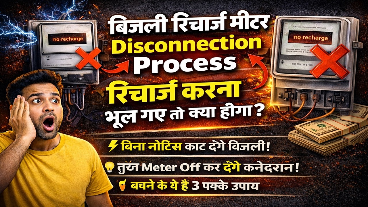 Bijali Recharge Meter Disconnection Process | Smart Prepaid Meter Disconnection Process Full Details
