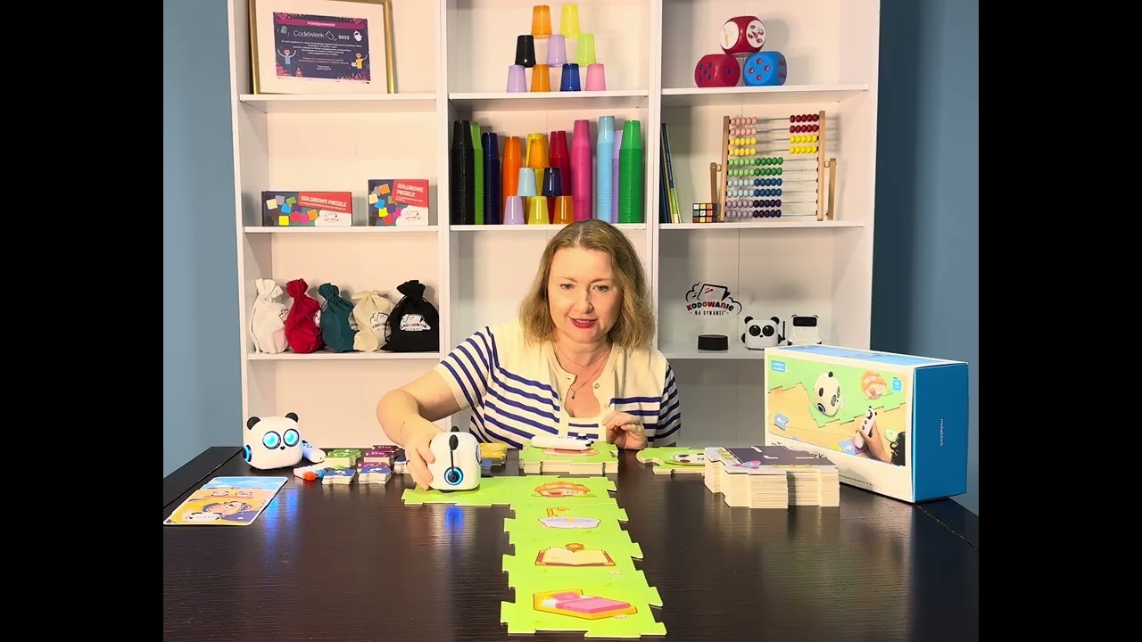 Robot mTiny praktyczne wykorzystanie w przedszkolu – praca z puzzlami do tworzenia historii