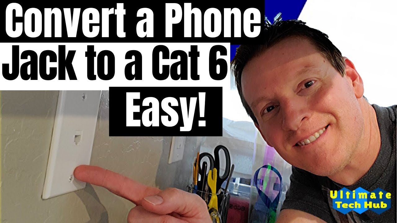 CONNECT CAT6 CABLE TO JACK - HOW TO