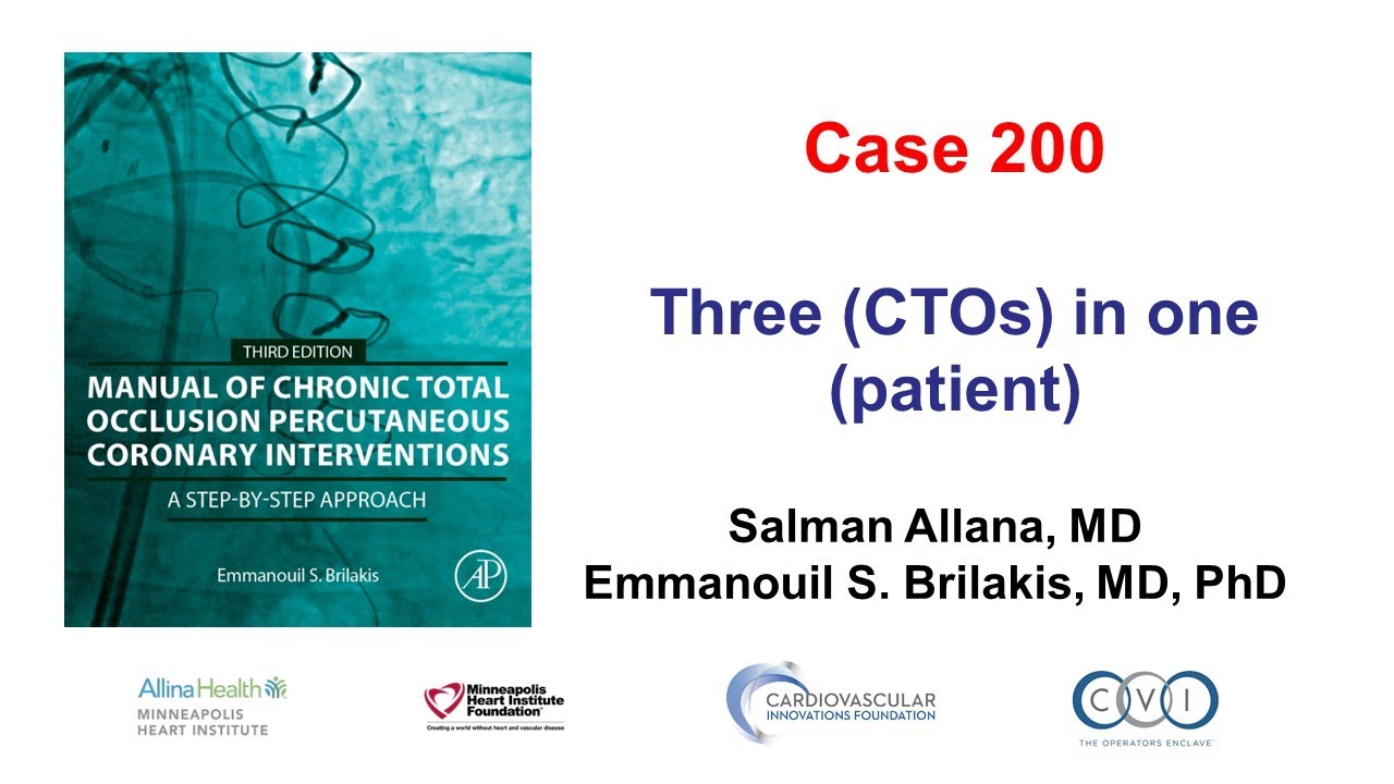 Case 200: Manual of CTO PCI - Three in one