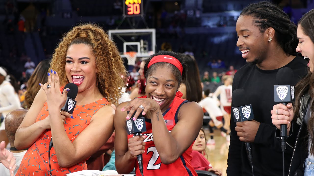 Arizona's Aari McDonald gets engaged after Wildcats' semifinal game