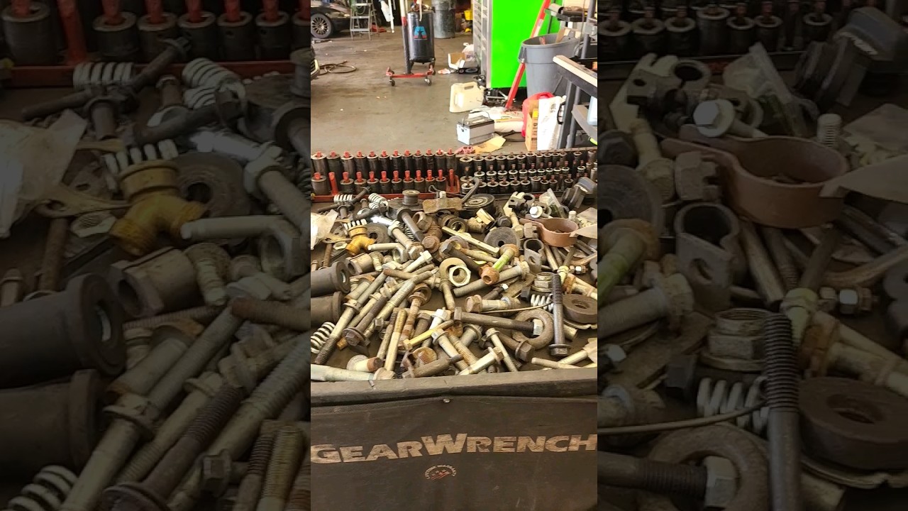 Anyone else have this problem? #mechanic #hoarder #scrap #problem #tool #spring #why #automotive