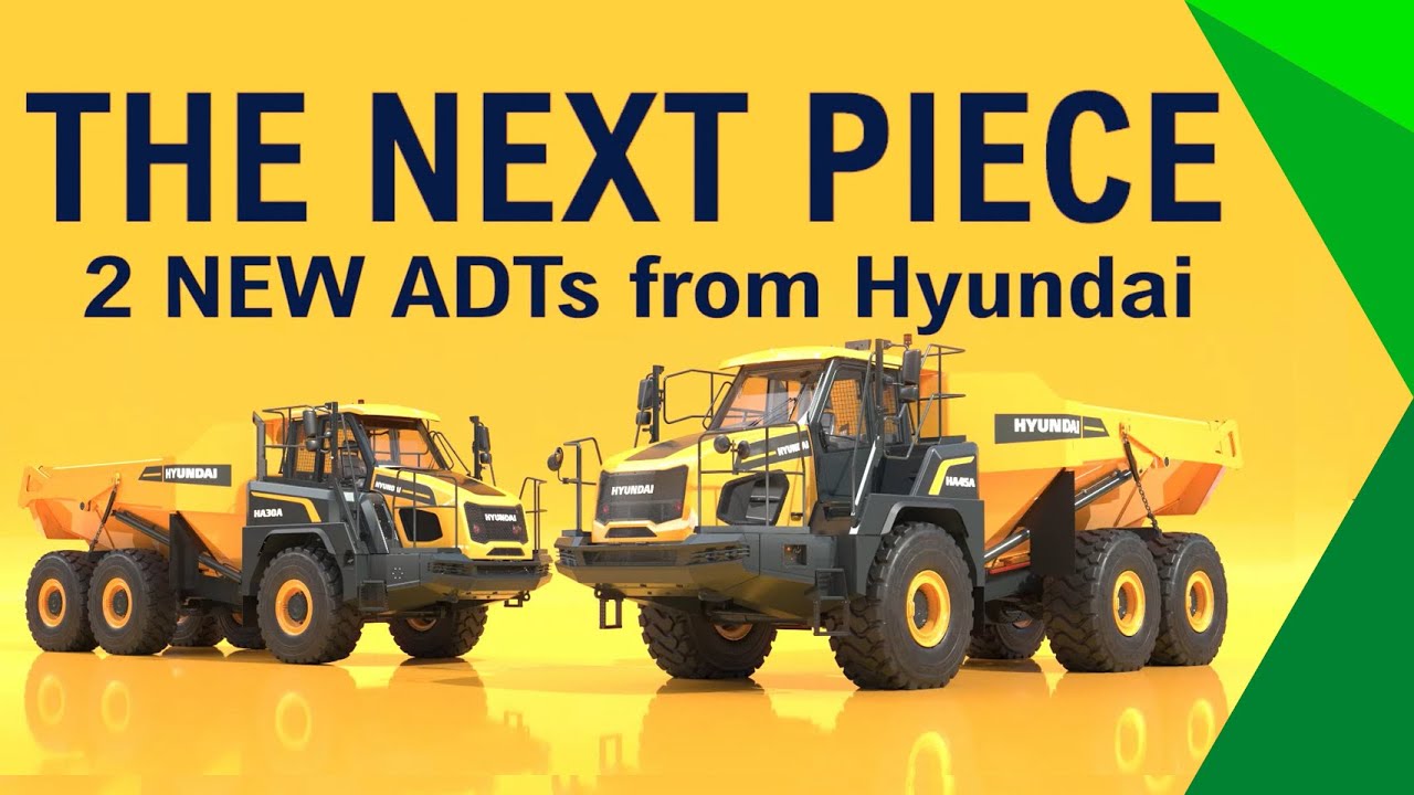 Meet the NEW Hyundai Dump Trucks - 30 and 45-tonne Articulated Dump Trucks for Earthmoving